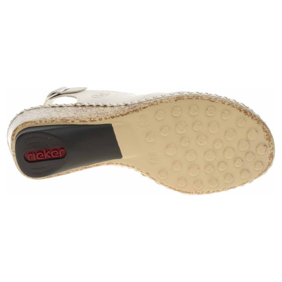 detail Dámske sandále Rieker 66189-60 beige