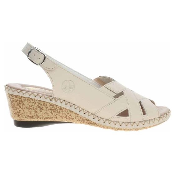 detail Dámske sandále Rieker 66189-60 beige