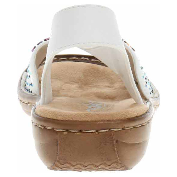 detail Dámske sandále Rieker 60880-80 weiss