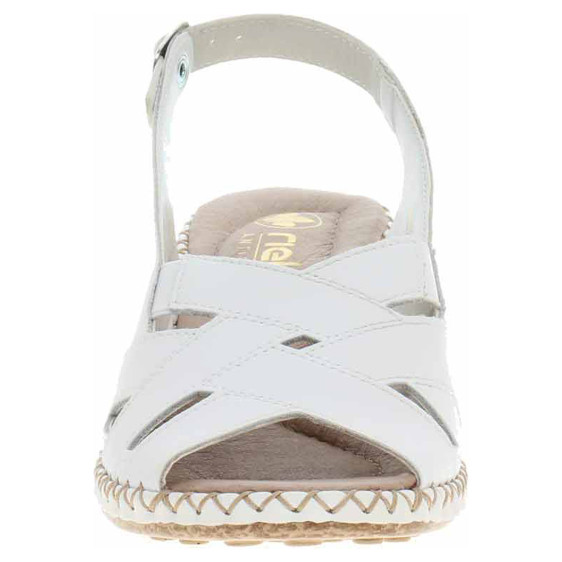 detail Dámske sandále Rieker 66189-80 weiss