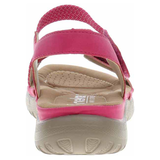 detail Dámske sandále Rieker 64870-31 rosa