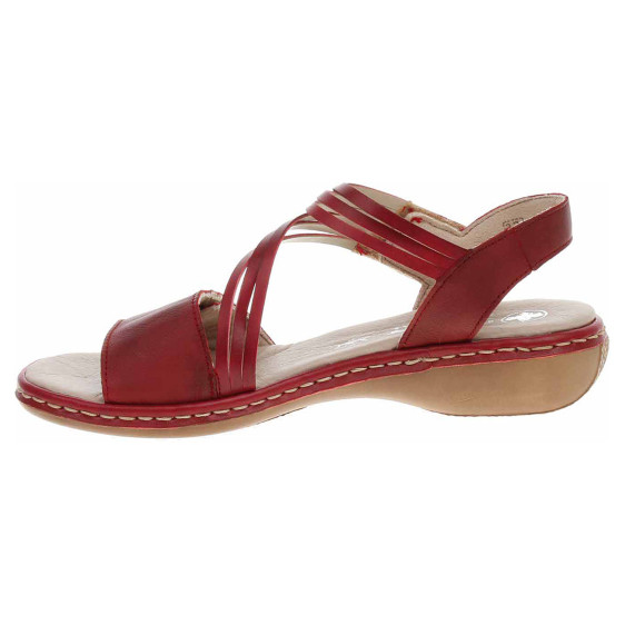 detail Dámske sandále Rieker 65964-35 rot