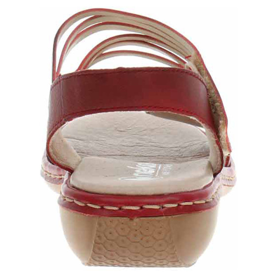 detail Dámske sandále Rieker 65964-35 rot