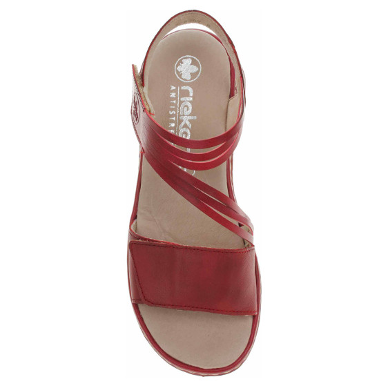 detail Dámske sandále Rieker 65964-35 rot