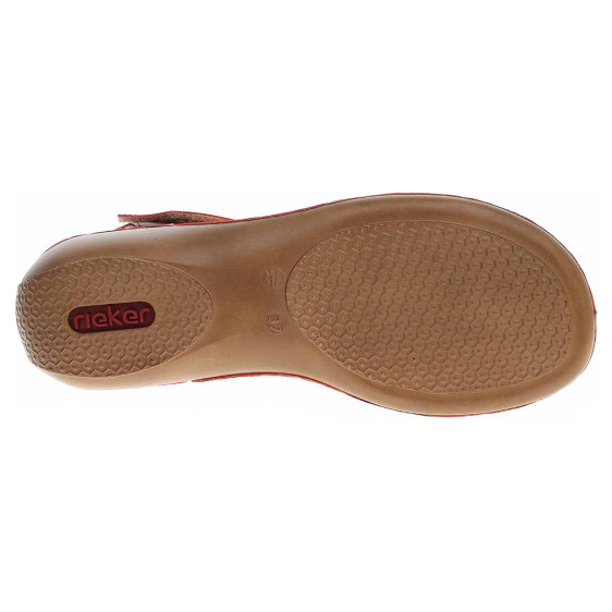 detail Dámske sandále Rieker 65964-35 rot