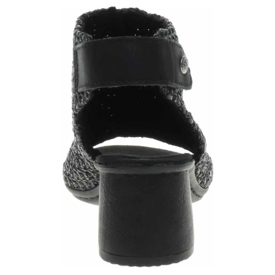 detail Dámske sandále Rieker 64670-00 schwarz