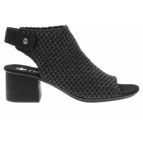 detail Dámske sandále Rieker 64670-00 schwarz