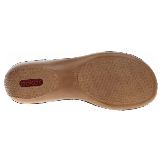 detail Dámske sandále Rieker 65964-00 schwarz