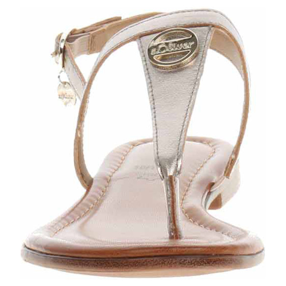 detail Dámske sandále s.Oliver 5-28105-44 platinum