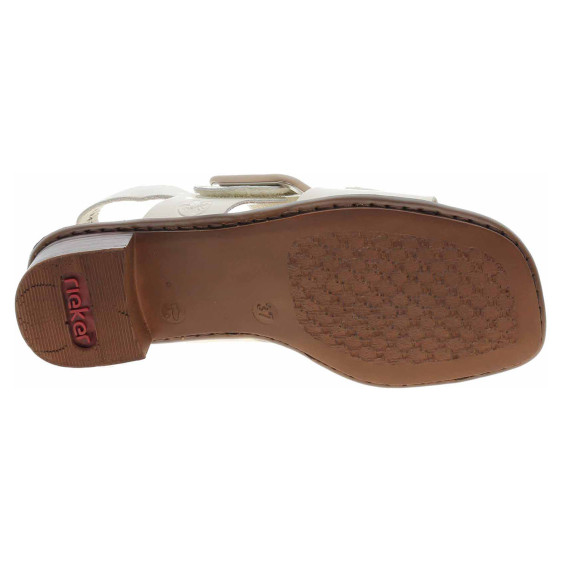 detail Dámske sandále Rieker 62663-61 beige