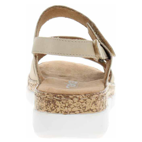 detail Dámske sandále Rieker V2366-60 beige