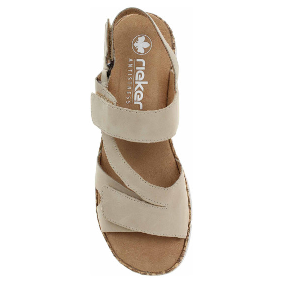 detail Dámske sandále Rieker V2366-60 beige