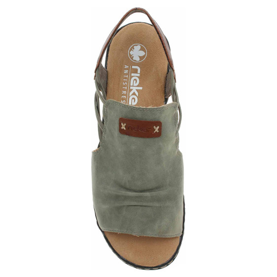 detail Dámske sandále Rieker 62962-52 grun