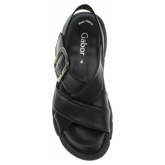 detail Dámske sandále Gabor 64.752.27 schwarz