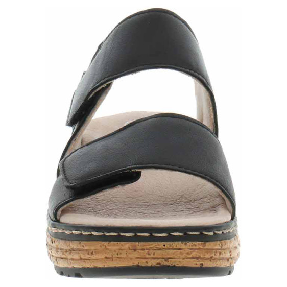 detail Dámske sandále Rieker 62761-00 schwarz