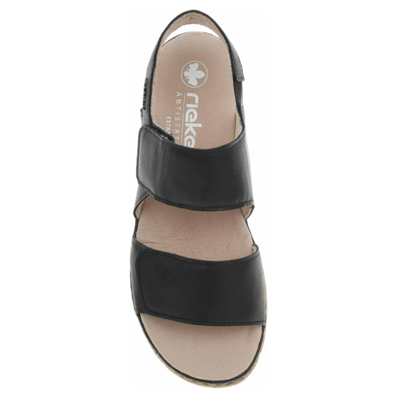 detail Dámske sandále Rieker 62761-00 schwarz
