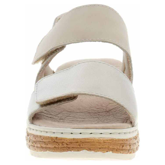 detail Dámske sandále Rieker 62761-90 gold