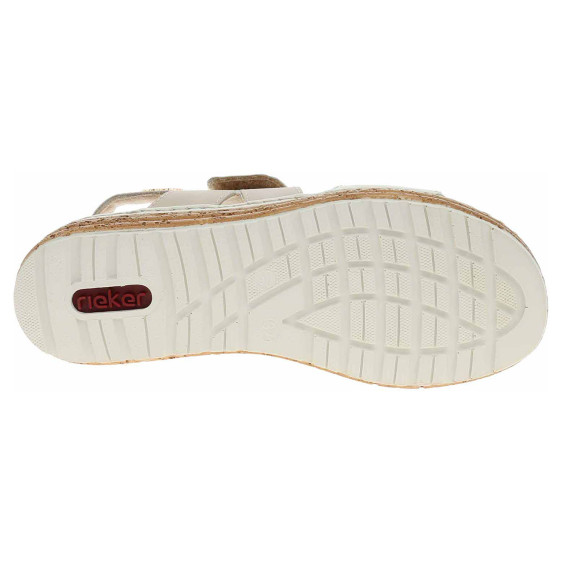 detail Dámske sandále Rieker 62761-90 gold