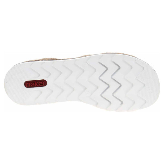 detail Dámske sandále Rieker V7949-90 gold