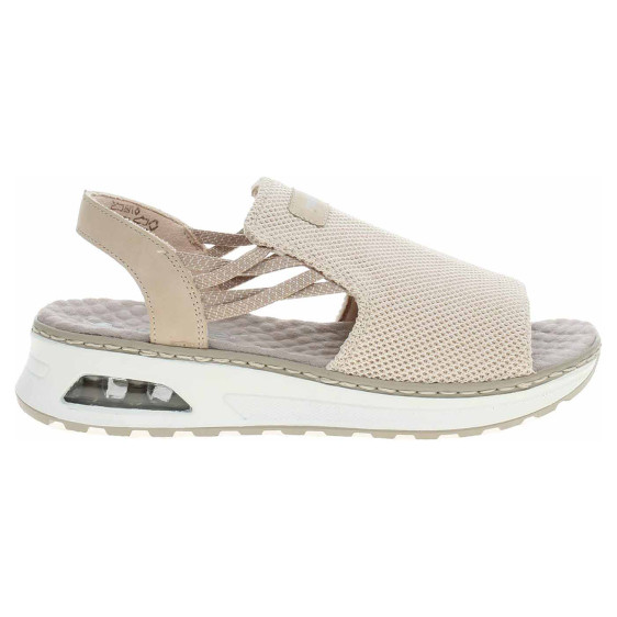 detail Dámske sandále Rieker 65661-60 beige