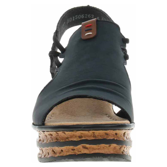 detail Dámske sandále Rieker 68175-14 blau