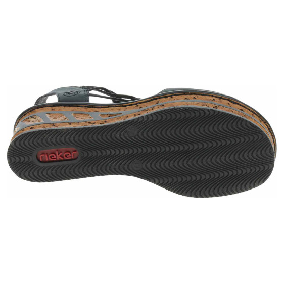 detail Dámske sandále Rieker 68175-14 blau