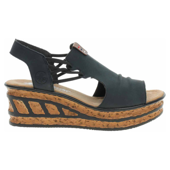 detail Dámske sandále Rieker 68175-14 blau