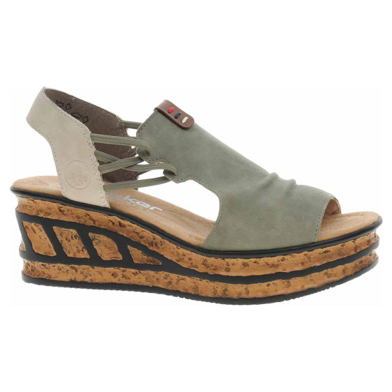 detail Dámske sandále Rieker 68175-52 grun