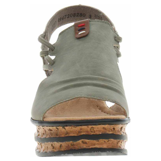 detail Dámske sandále Rieker 68175-52 grun