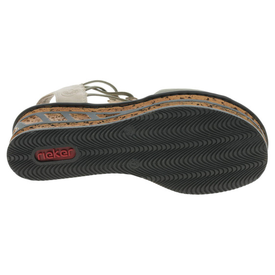 detail Dámske sandále Rieker 68175-52 grun