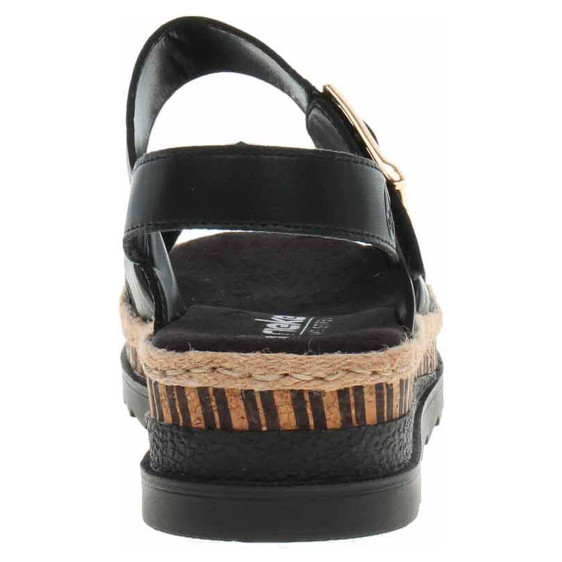 detail Dámske sandále Rieker V7951-00 schwarz