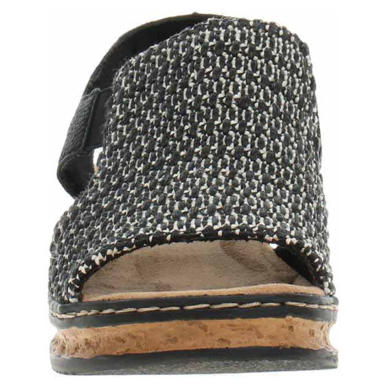 detail Dámske sandále Rieker 62971-00 schwarz kombi