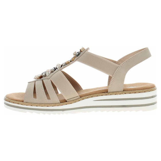 detail Dámske sandále Rieker V0649-62 beige