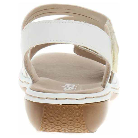 detail Dámske sandále Rieker 65964-80 weiss