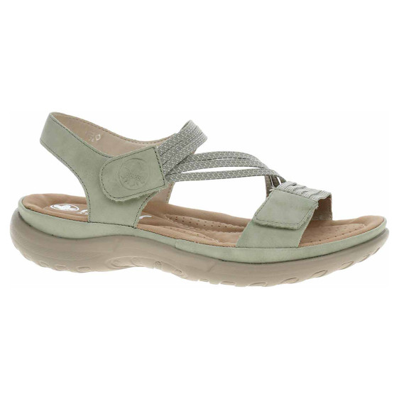 detail Dámske sandále Rieker 64870-52 grun