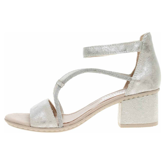detail Dámske sandále Rieker 64654-40 silber