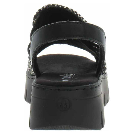 detail Dámske sandále Rieker V1051-00 schwarz