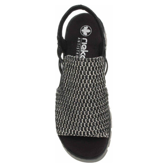 detail Dámske sandále Rieker V1051-00 schwarz