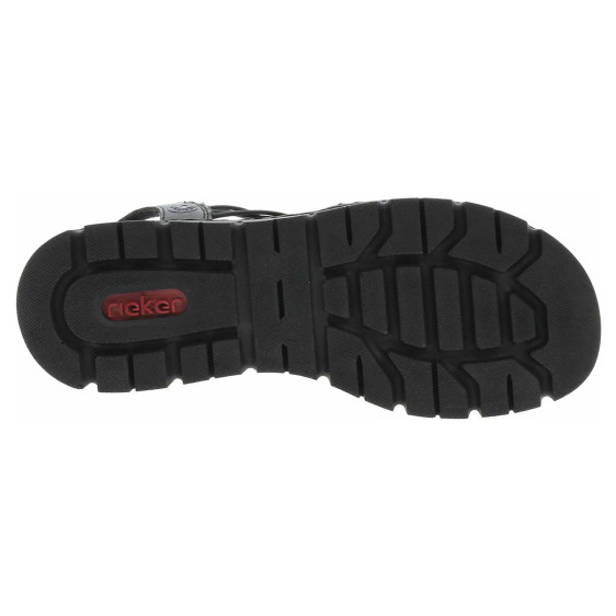 detail Dámske sandále Rieker V1051-00 schwarz