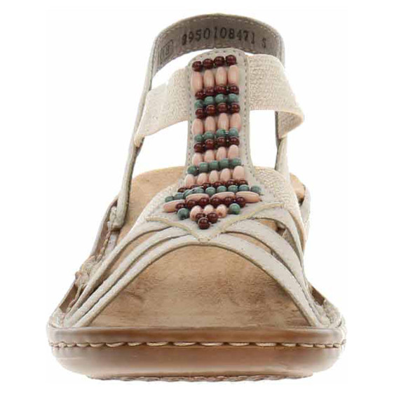 detail Dámske sandále Rieker 60851-62 beige