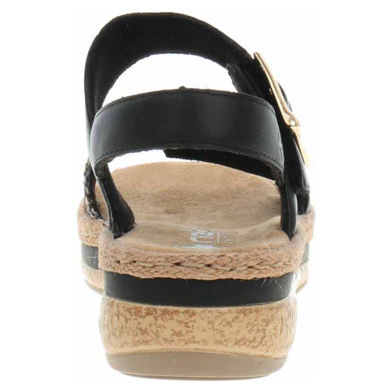 detail Dámske sandále Rieker V0951-00 schwarz