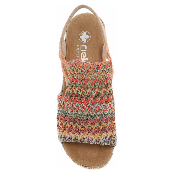 detail Dámske sandále Rieker V1241-90 multi