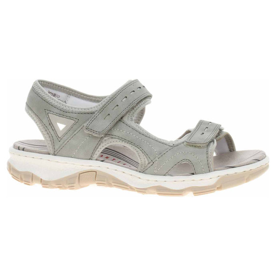 detail Dámske sandále Rieker 68866-40 grau