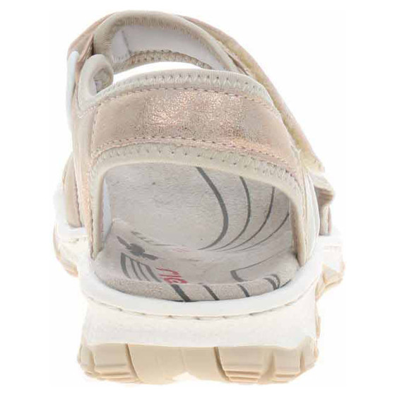 detail Dámske sandále Rieker 68866-31 rosa