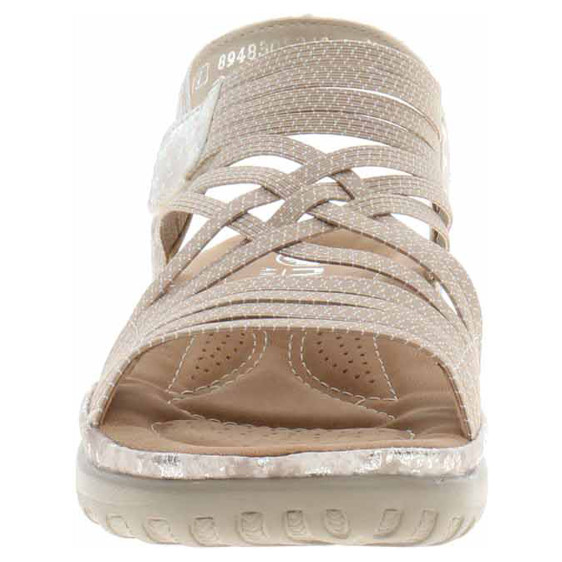 detail Dámske sandále Rieker 64888-60 beige