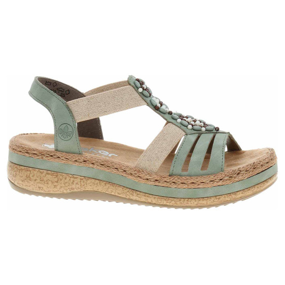 detail Dámske sandále Rieker V0920-52 grun