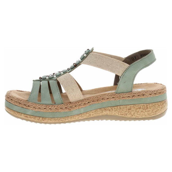 detail Dámske sandále Rieker V0920-52 grun