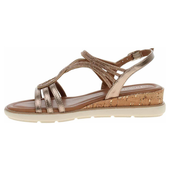 detail Dámske sandále Tamaris 1-28714-46 bronce