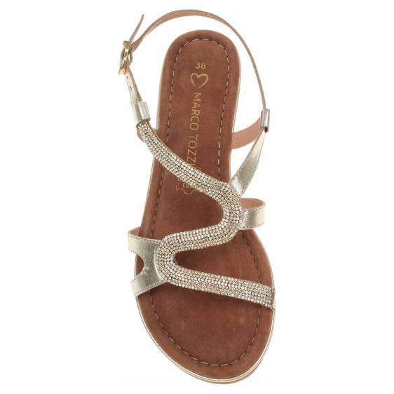 detail Dámske sandále Marco Tozzi 2-28143-42 gold comb