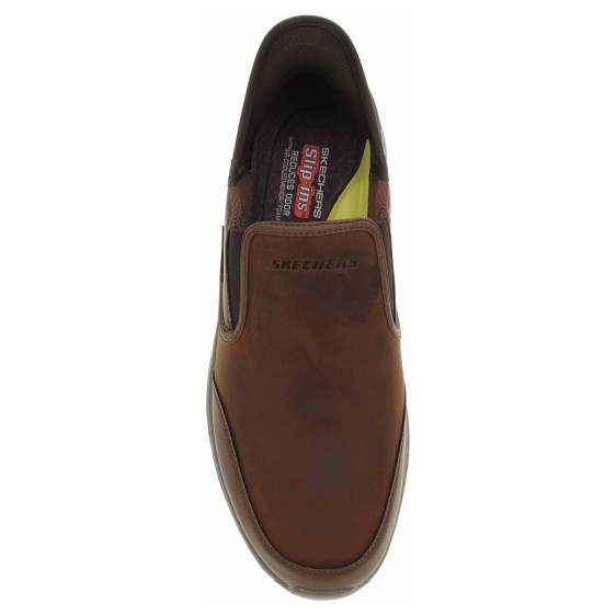 detail Skechers Slip-ins Relaxed Fit: Slade - Cooper dark brown